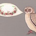 Words Like Flowers: Nutmeg Owl Print