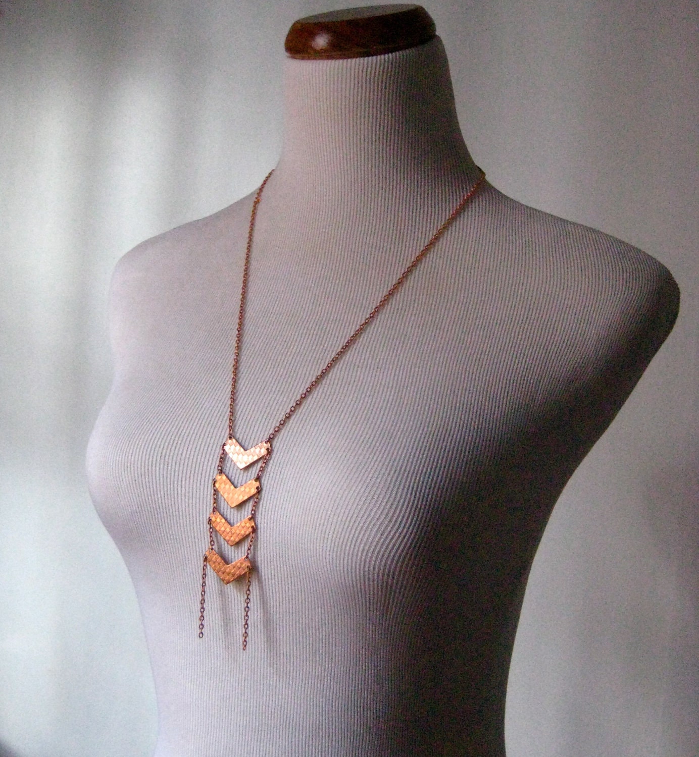 Chevron Statement Necklace