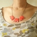 Limited Edition- Elephant Parade - vintage coral pink elephant necklace - a great gift