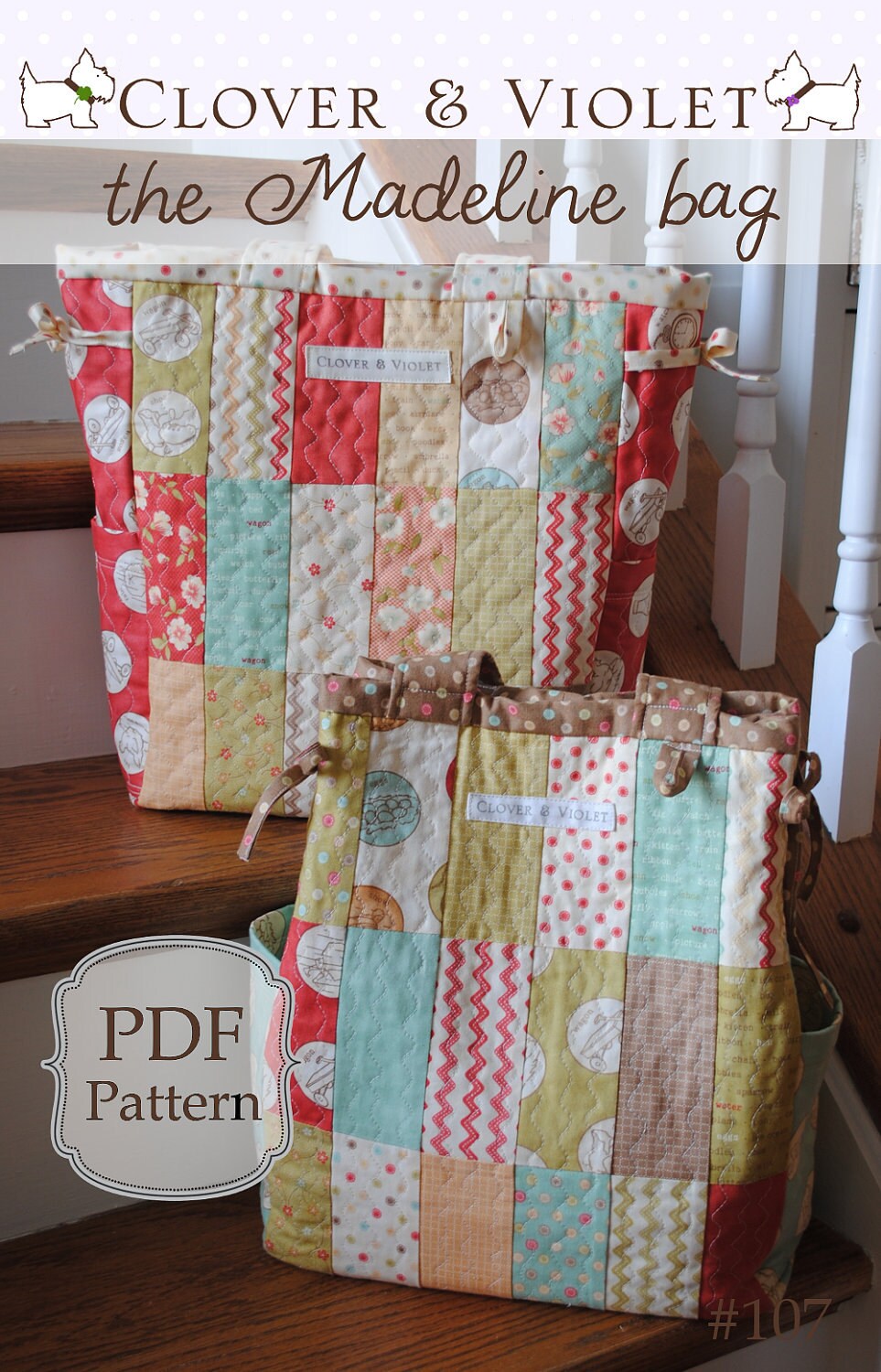 the Madeline diaper or travel bag (pdf sewing pattern)