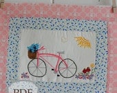 Garden Bicycle (PDF Embroidery Pattern)
