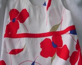 Kids - Red Poppies Floral Halter Dress - Size 5T