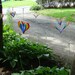 Paper Heart Garland - Rainbow Hearts 5' Garland with 5 Rainbow hearts