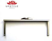 Metal Purse Frame Brushed Nickel Clutch Purse Frame