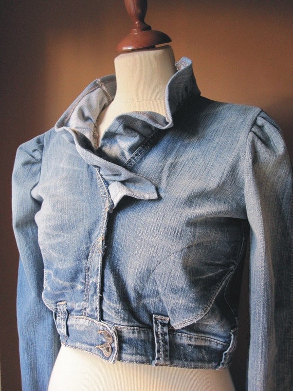 Your Ruffle Denim Jacket