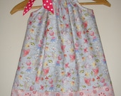 Dream a little Dream Pink and Blue  pillowcase dress (available in sizes xxsmall ,  xsmall