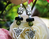 Bewitching Black Onyx, Pewter and Pearls