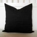 PURE LINEN decorative pillow case in Black 20 x 20 inches