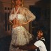 Vintage Inspired Wedding Dress, Crystal Beads / Aurora Borealis Finish - Lalik is OOAK Luxury Bridal and Fairy Tale Gown fully hand weaved