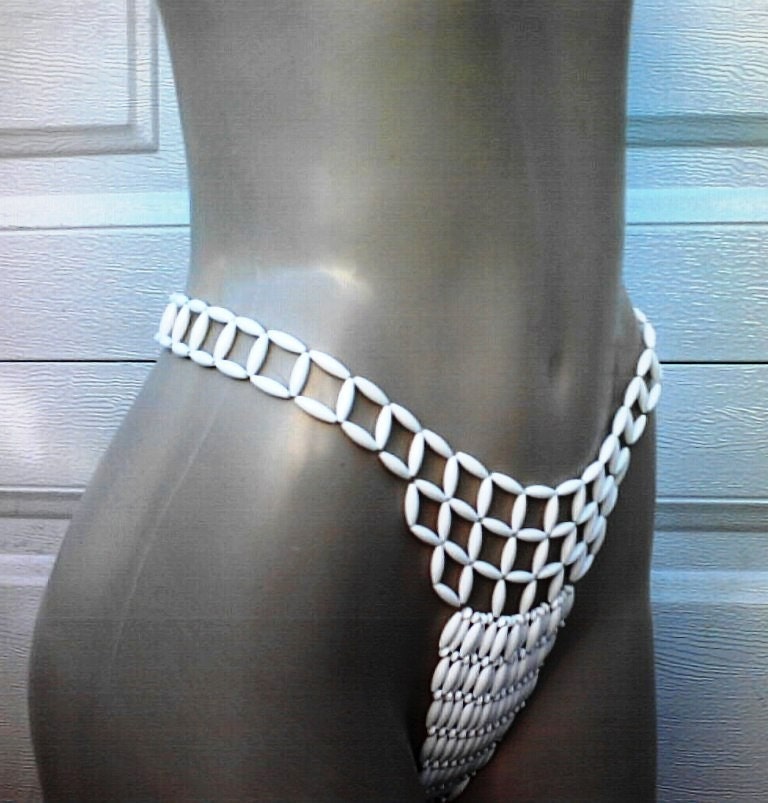 G-string Panty Anabelle is fully Handmade With Beads