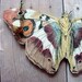 Moth Necklace Butterfly Pendant Autumn Wedding Neutral Warm Fall Colors Gift for Her