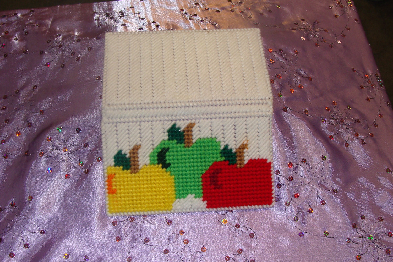 Triple Apple Checkbook Cover