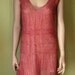 Party Dress Knit lace Gooseberry Soft Rosy Red cocktail special occasion evening opera wedding