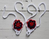 Patriotic Princess Baby Sandals....Red, White and Blue