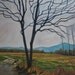 Oil painting- 22x28- Troutdale Oregon Landscape