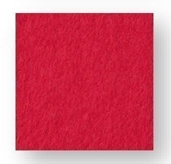 16" x 16"  Sun Felt Wool Felt Fabric - DEEP PINK (No. 116)
