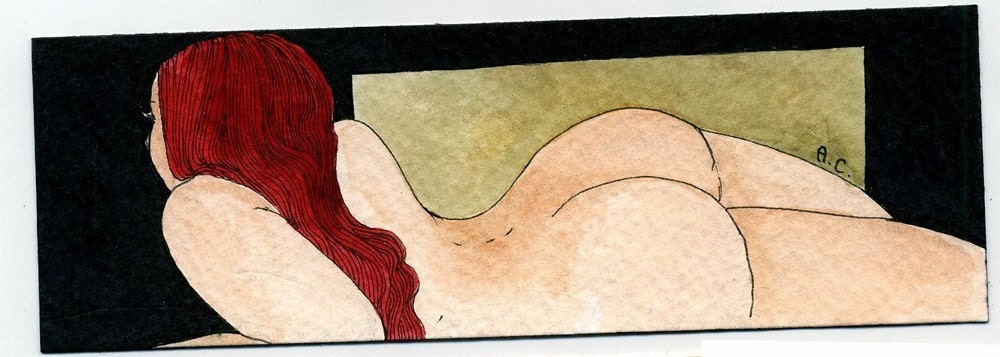 Curvey Nude bookmark
