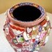 Mosaic Oriental Tea Pot China Flower Vase