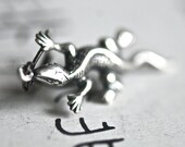 LIZARDS earrings -  Made in USA findings