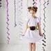 Girls Hydrangea Dress with Belt... Sizes 12/18M through 12