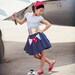 Girls BANNER DAY Pennant Flag Skirt with Cummerbund... Sizes 2T through 12