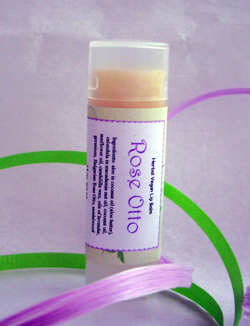 Rose Otto Herbal Vegan Lip Balm