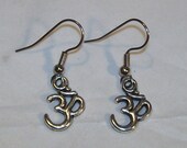 Ohm aum Om Earrings Tolerence and Patience Mantra Save were 7