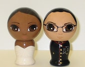 Custom Military Wedding Cake Toppers