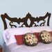 Wall Art Vinyl Decal Sticker Decor Headboard KING - Bedroom headboard wall decal