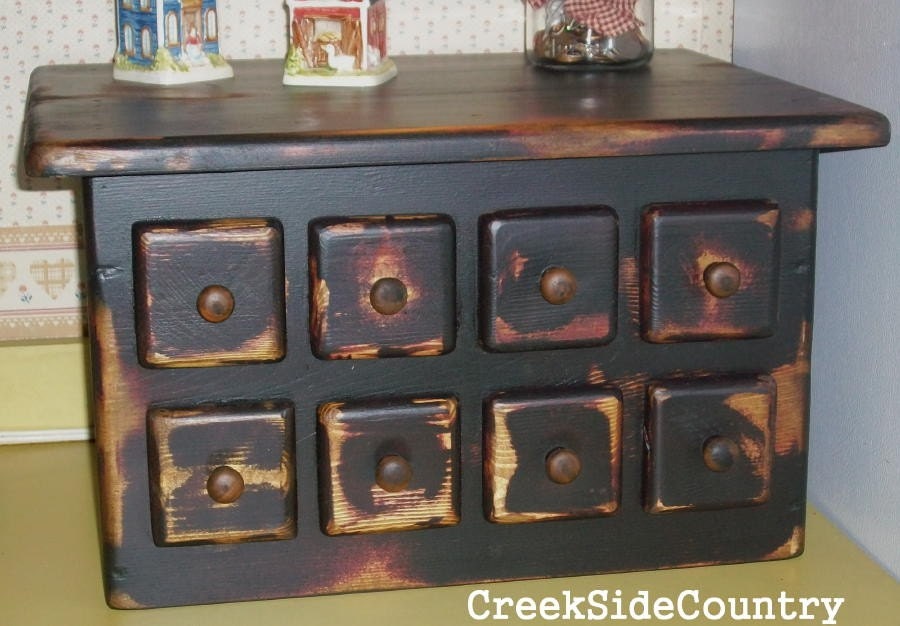 Primitive Wood EXTRA LARGE Toaster Cover