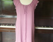 Heart of Gold hemp/organic cotton peasant tunic/top