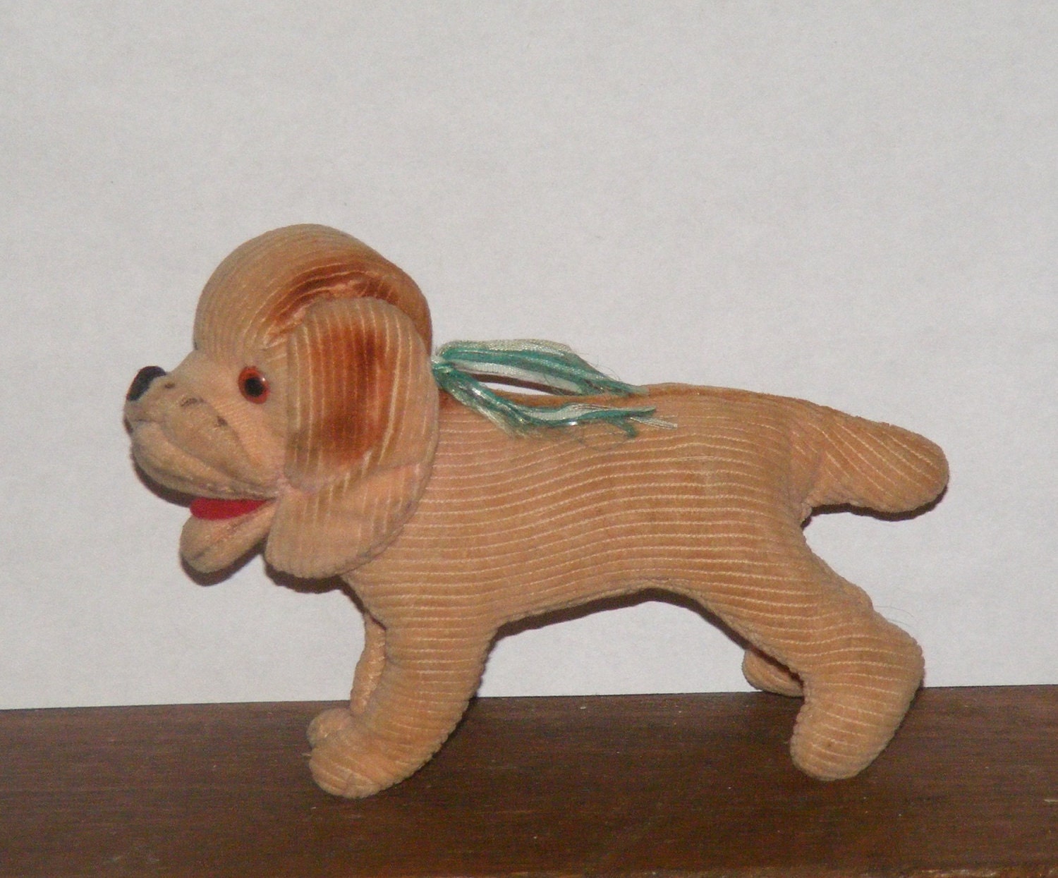 Vintage Corduroy Dog Stuffed Toy or Pincushion - cottageprims