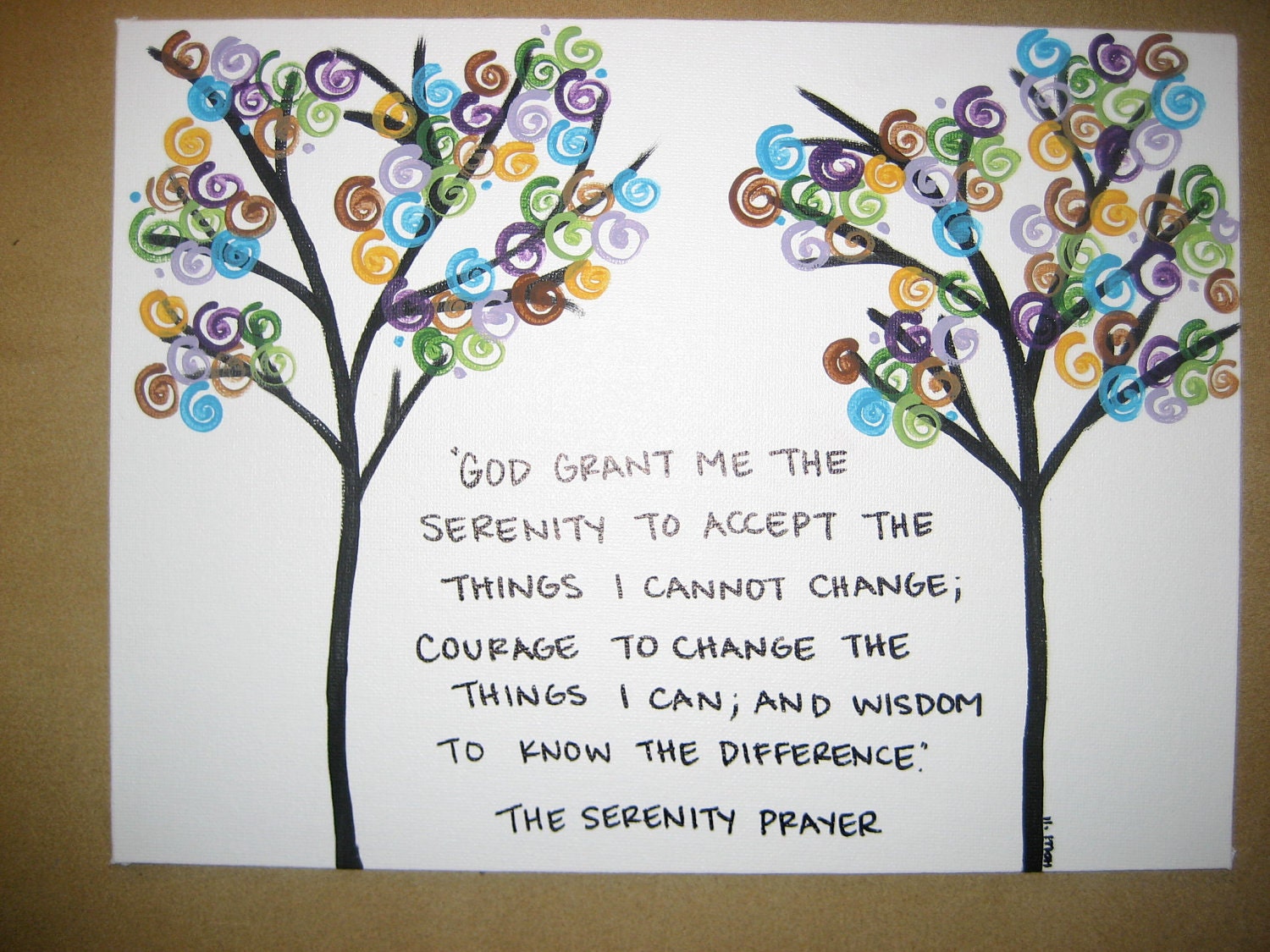 The Serenity Prayer Trees
