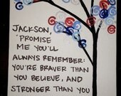 Stronger than you Seem - Red, White & Blue