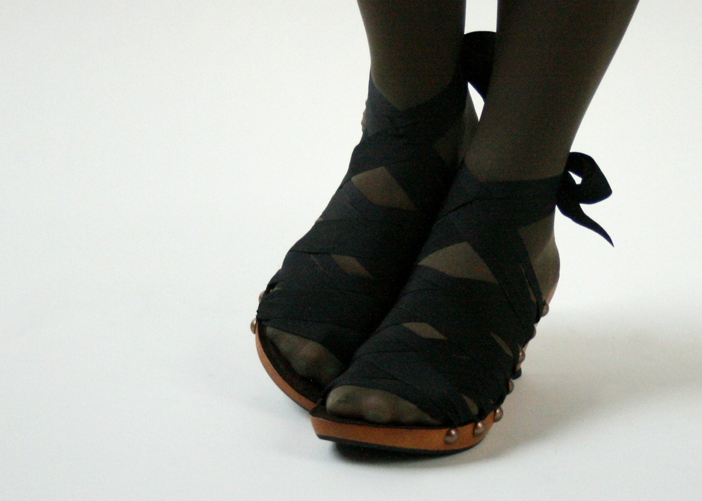 SALE Size 10 - Mid Cherry Peeptoe RTW Mohop Shoes