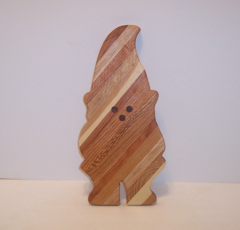 Garden Gnome Cheese Cutting Board