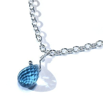 Annabel II Necklace... London Blue Topaz