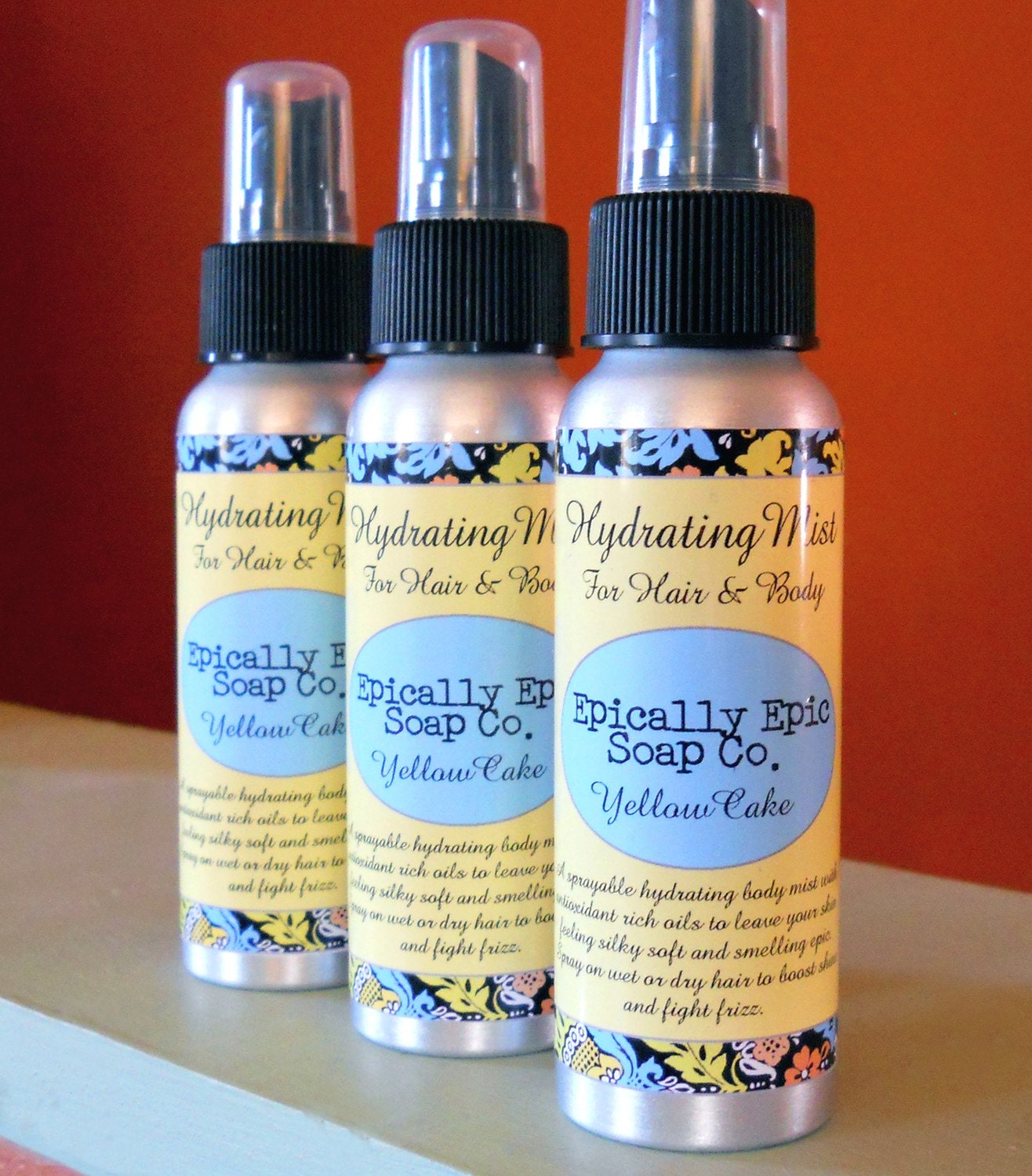 Yellow Cake Argan Oil Mist for Hair and Body