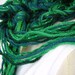 Emerald Kelly Green Ruffled Neck Warmer Scarf