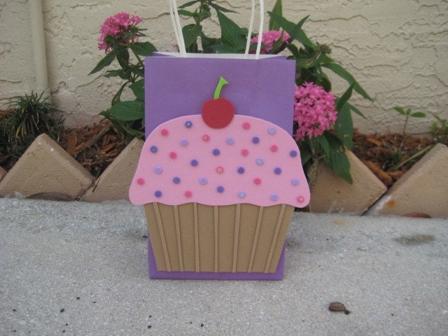 Cupcake Favor Party Bags