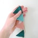 Wee Felt Bunting. Nursery Decor. Blue Green and Peach. by OrdinaryMommy