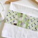 Kitchen Towel in Flea Market Leafy Green Patchwork