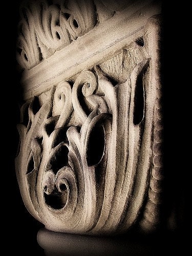 Architectural Details, Historic Neigbhorhoods, Buildings, Columns, Sepia, Abstracts , 8 x 10, Fine Art Print