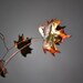 Copper Mobile Art - 14 leaf Handmade Maple Leaf Mobile