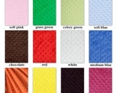 Custom Crib Bedding -- Choose your fabric - Minky