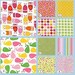 Custom Crib Baby Bedding-Choose your own fabrics- Urban Zoology for the Girls - Pink, Orange and Yellow