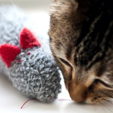 darn socks recycled wool sock  mice cat toys