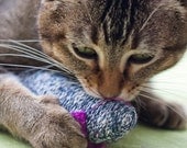 darn socks recycled wool sock  catnip toy mouse