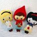 Queen of Hearts Doll Collectible Alice in Wonderland Handmade Wool MADE TO ORDER