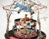 Leaping to Conclusions motorized sculpture